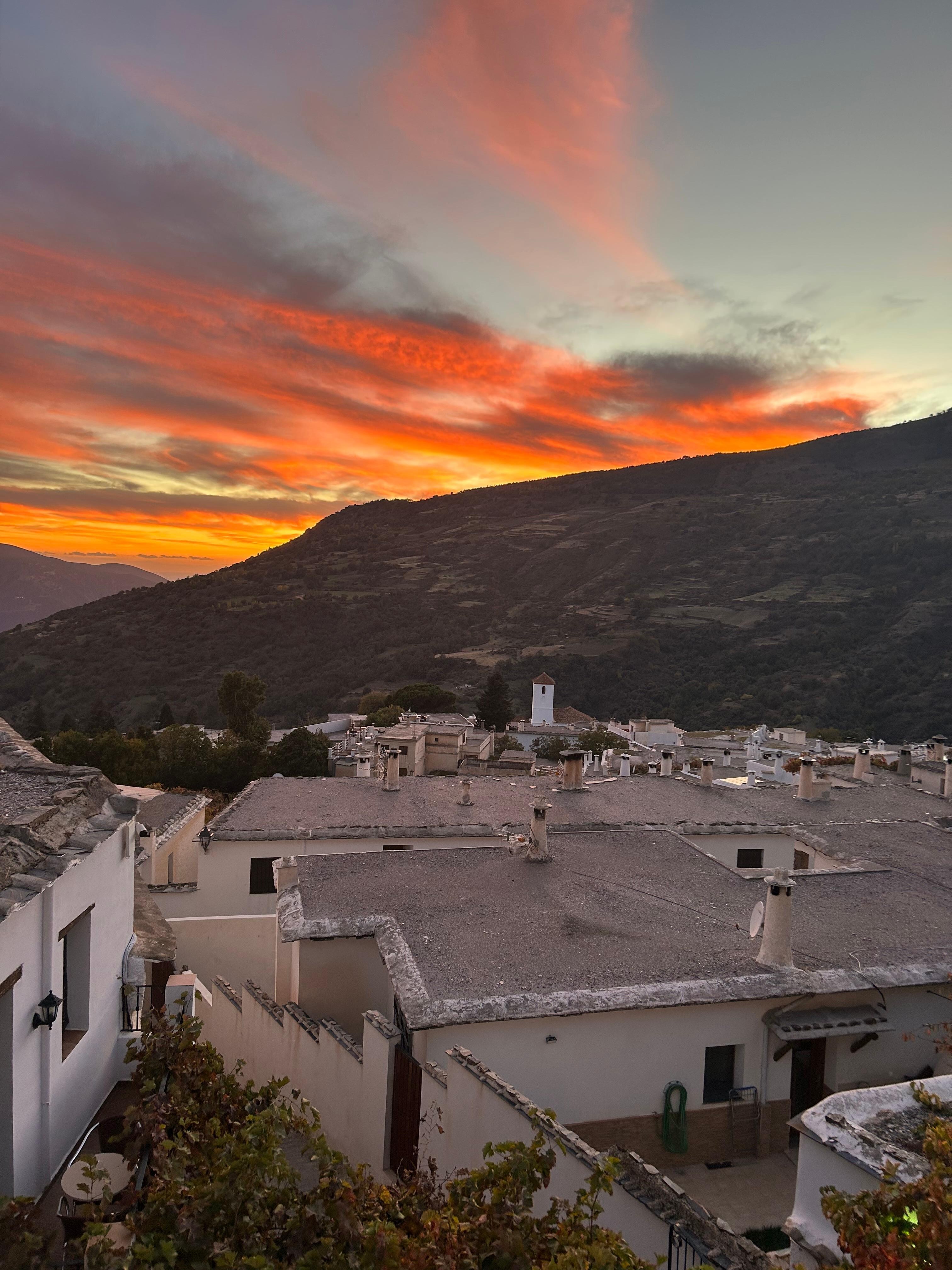 Solnedgång från balkongen 