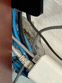 Exposed wires