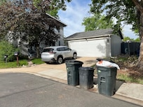 Trash from previous renters was not picked up when all other neighbors trash was picked up.