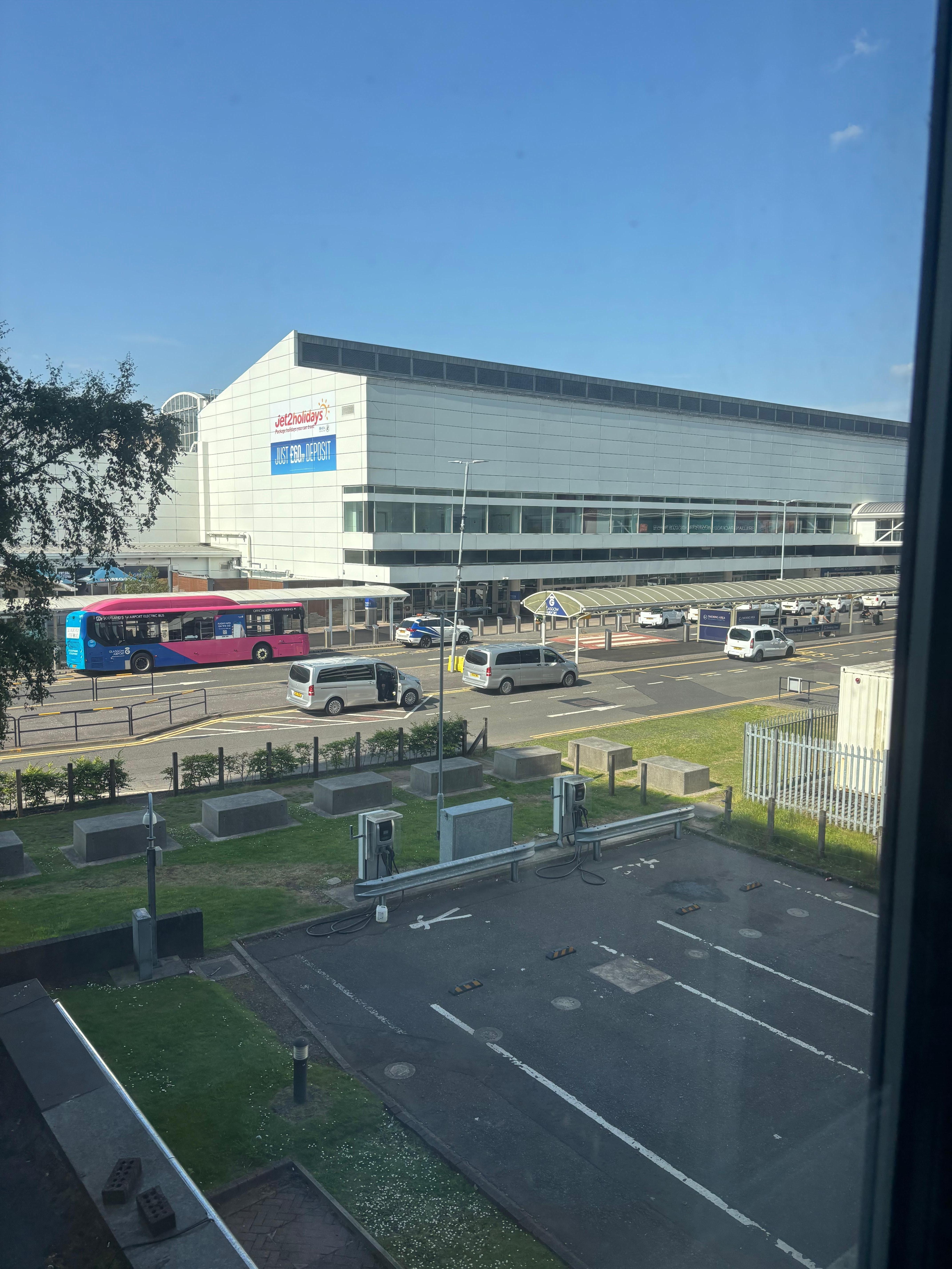View of the airport.