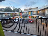 Interior parking lot.