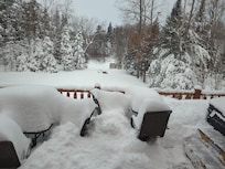 The view from the cabin.