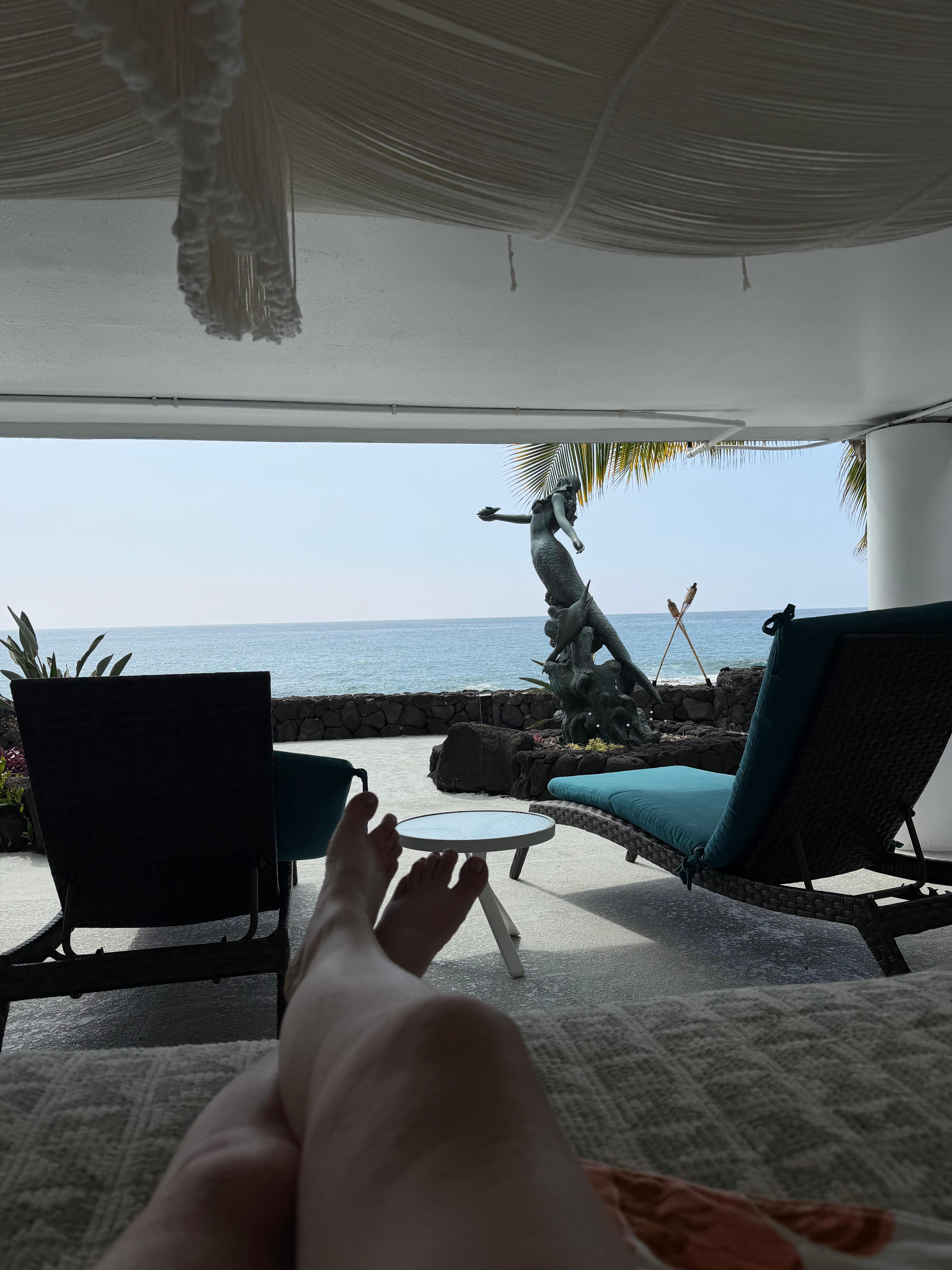 Enjoy the outdoor bed