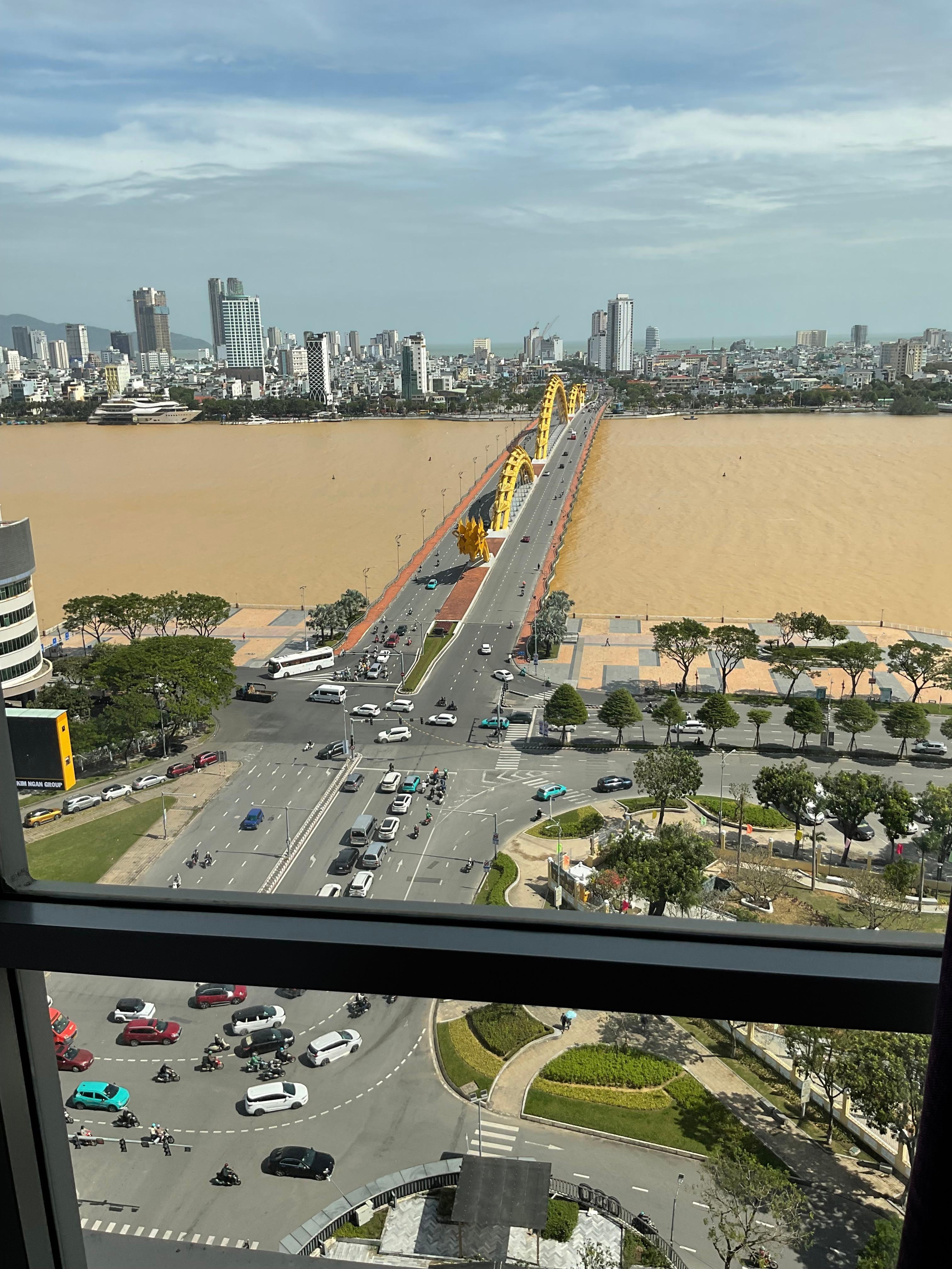 View from our room at Vanda hotel