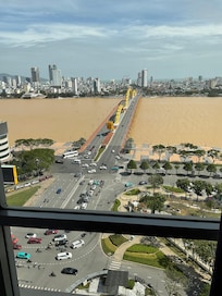 View from our room at Vanda hotel