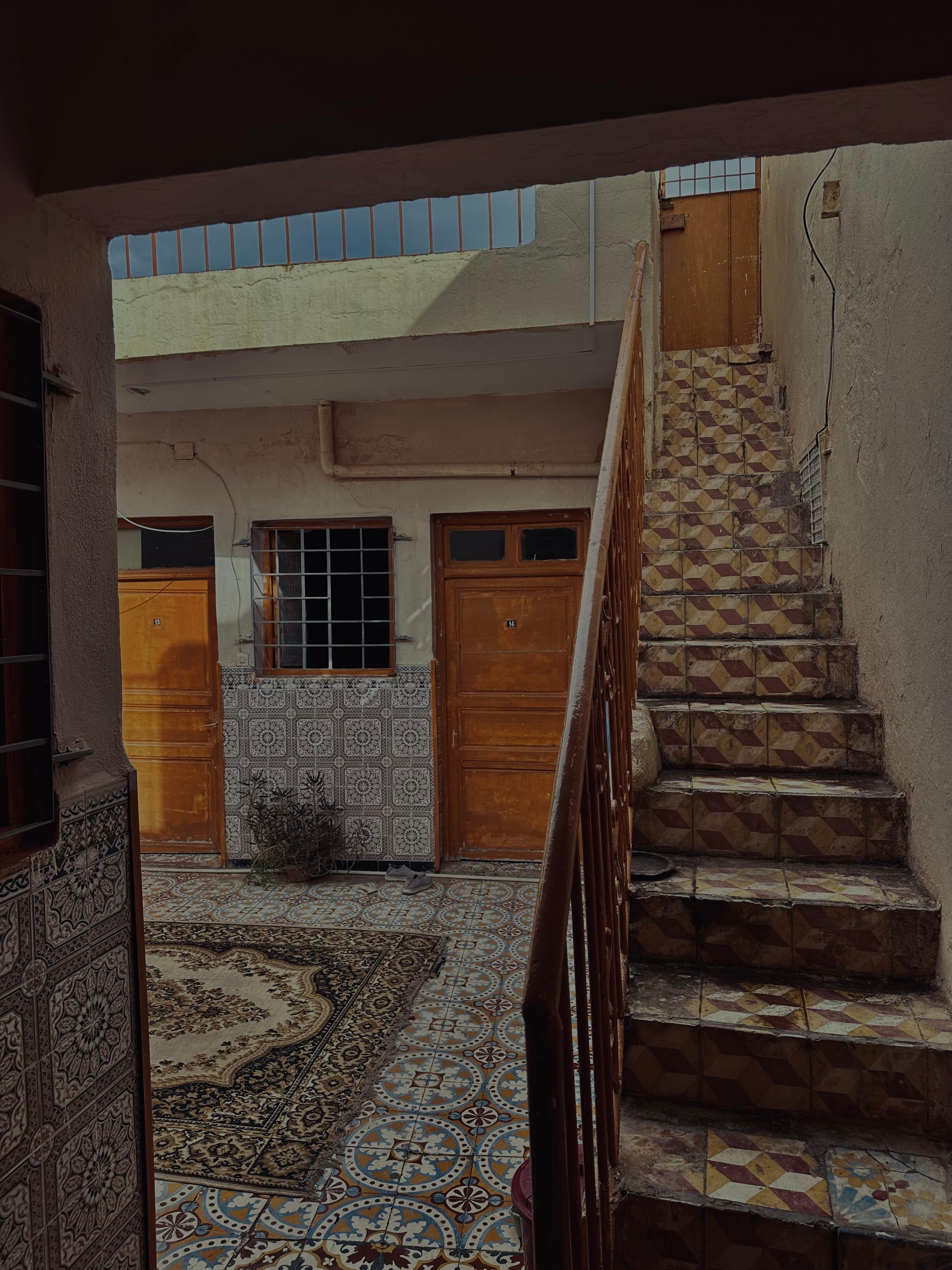 Vu de l’hôtel plus accessibilité au toit pour un bon coucher de soleil 