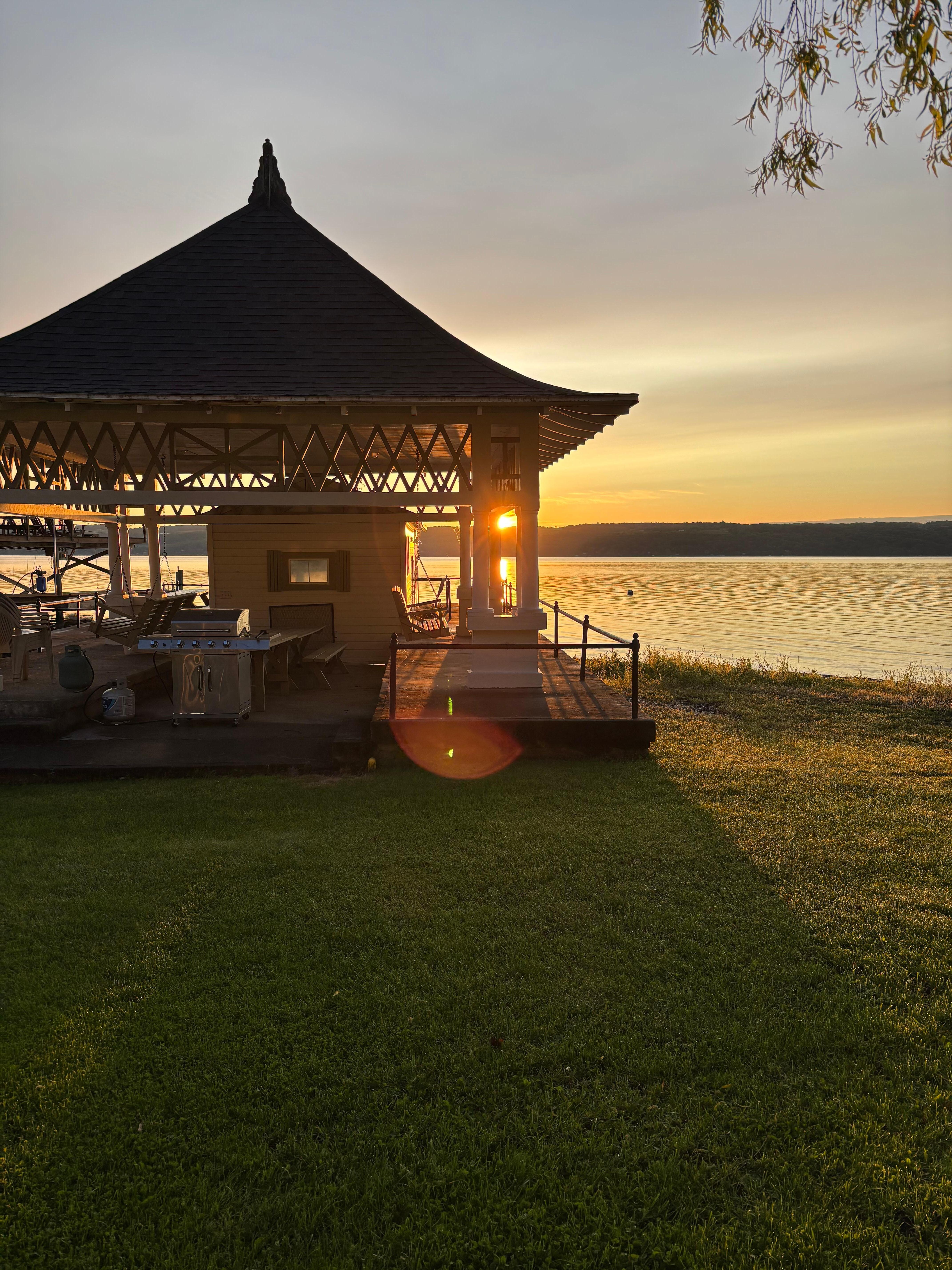 Sunrise from the cottage 