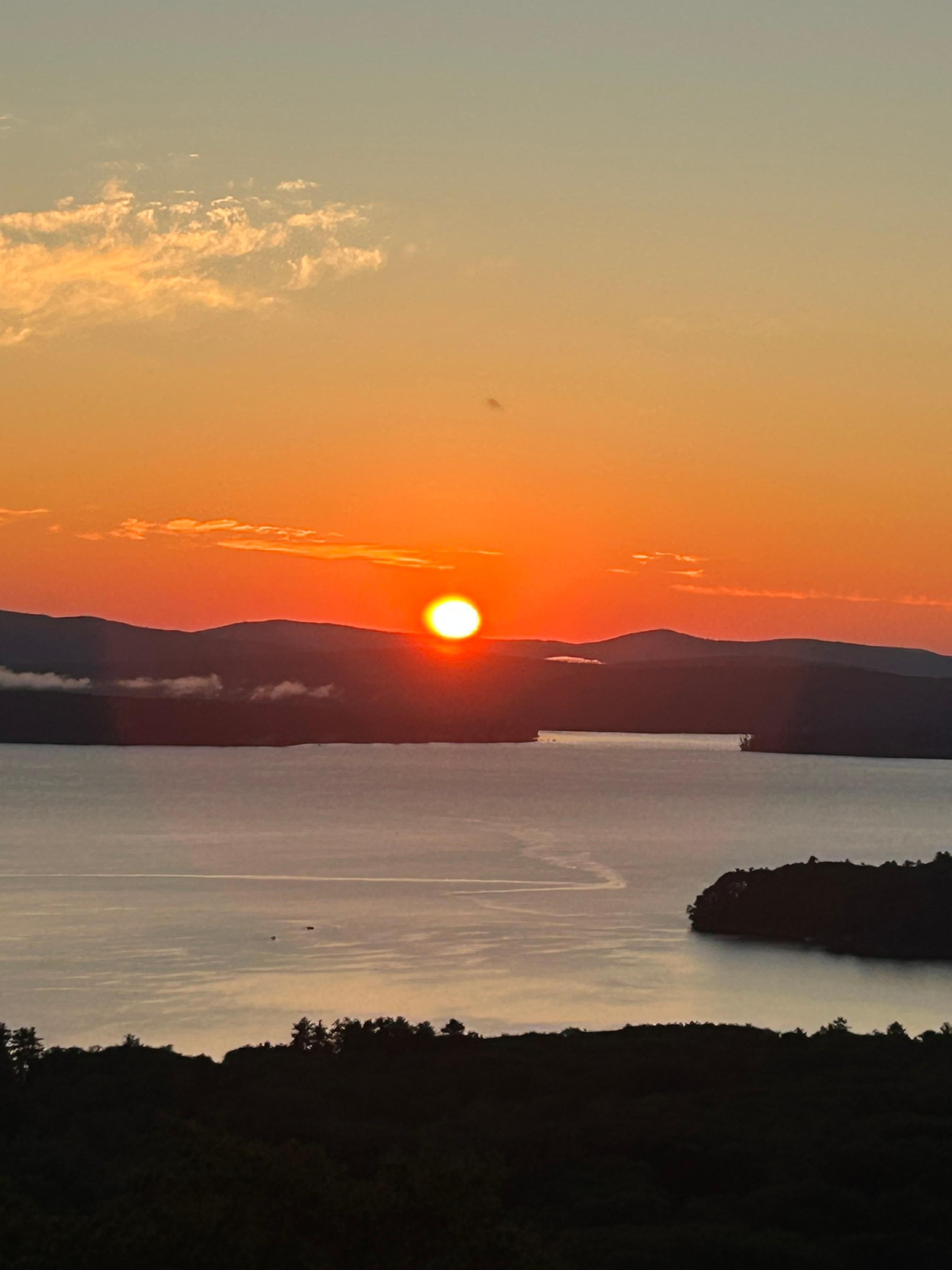 Sunrise from the deck!!