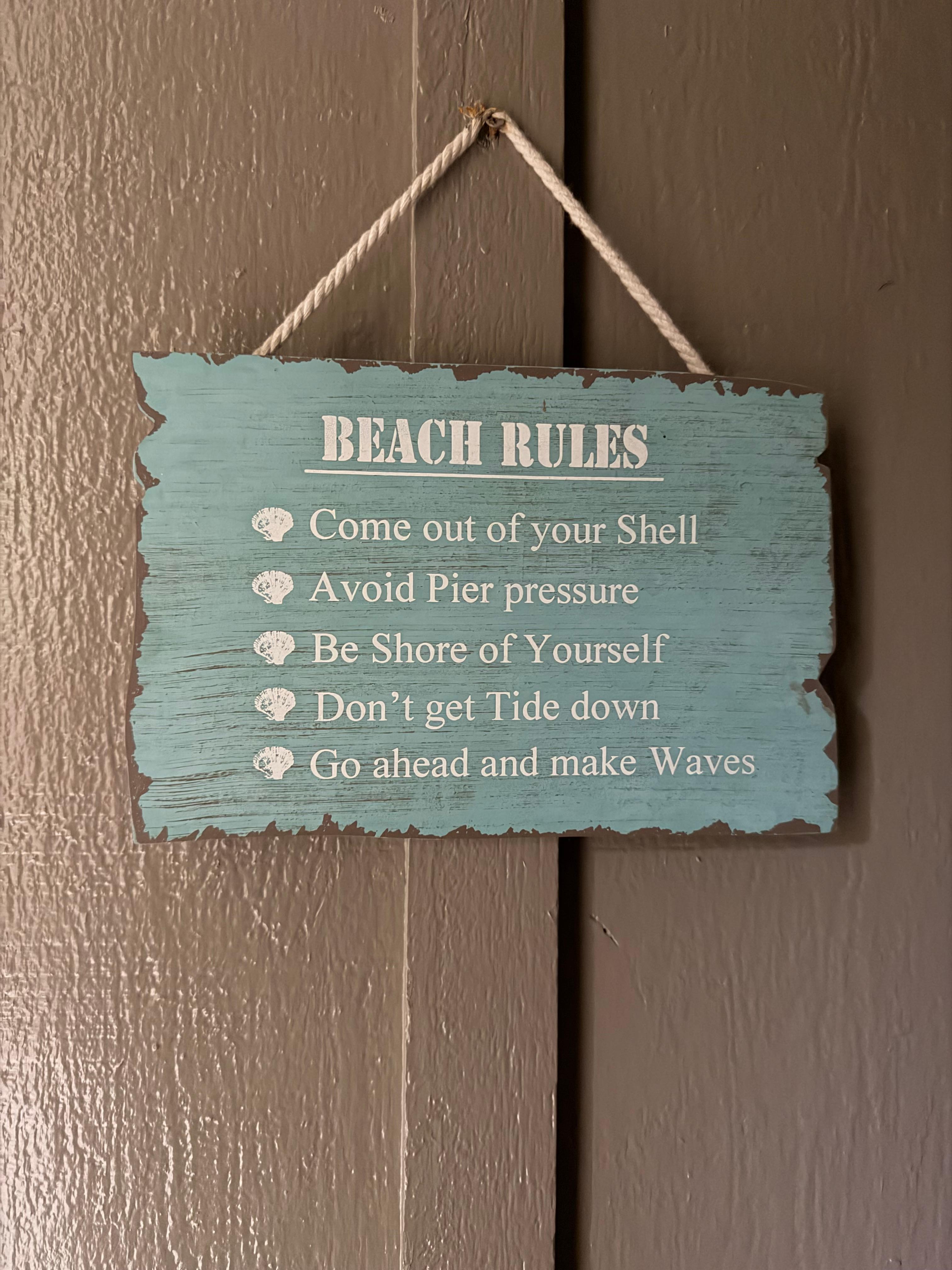 Greeting at the front door!