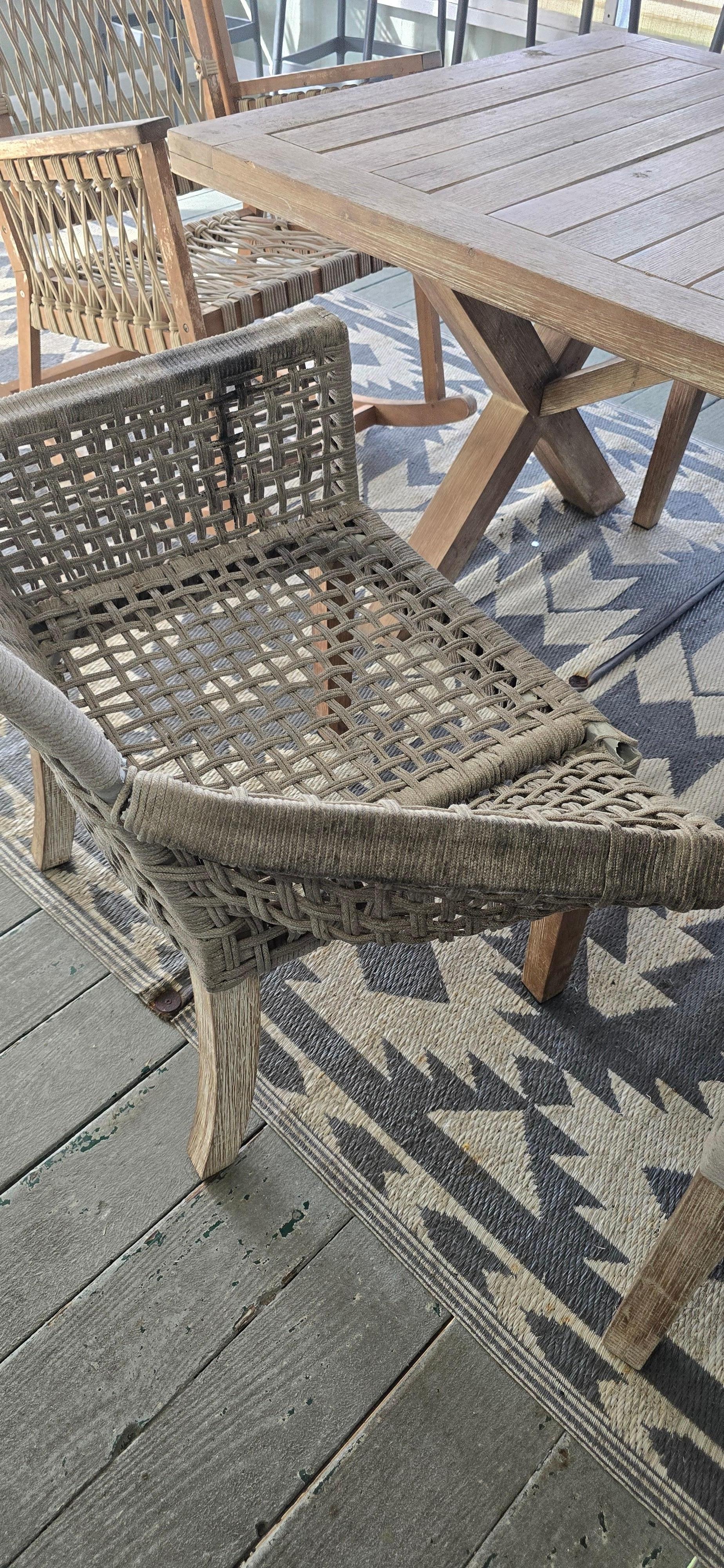 Broken & dirty furniture