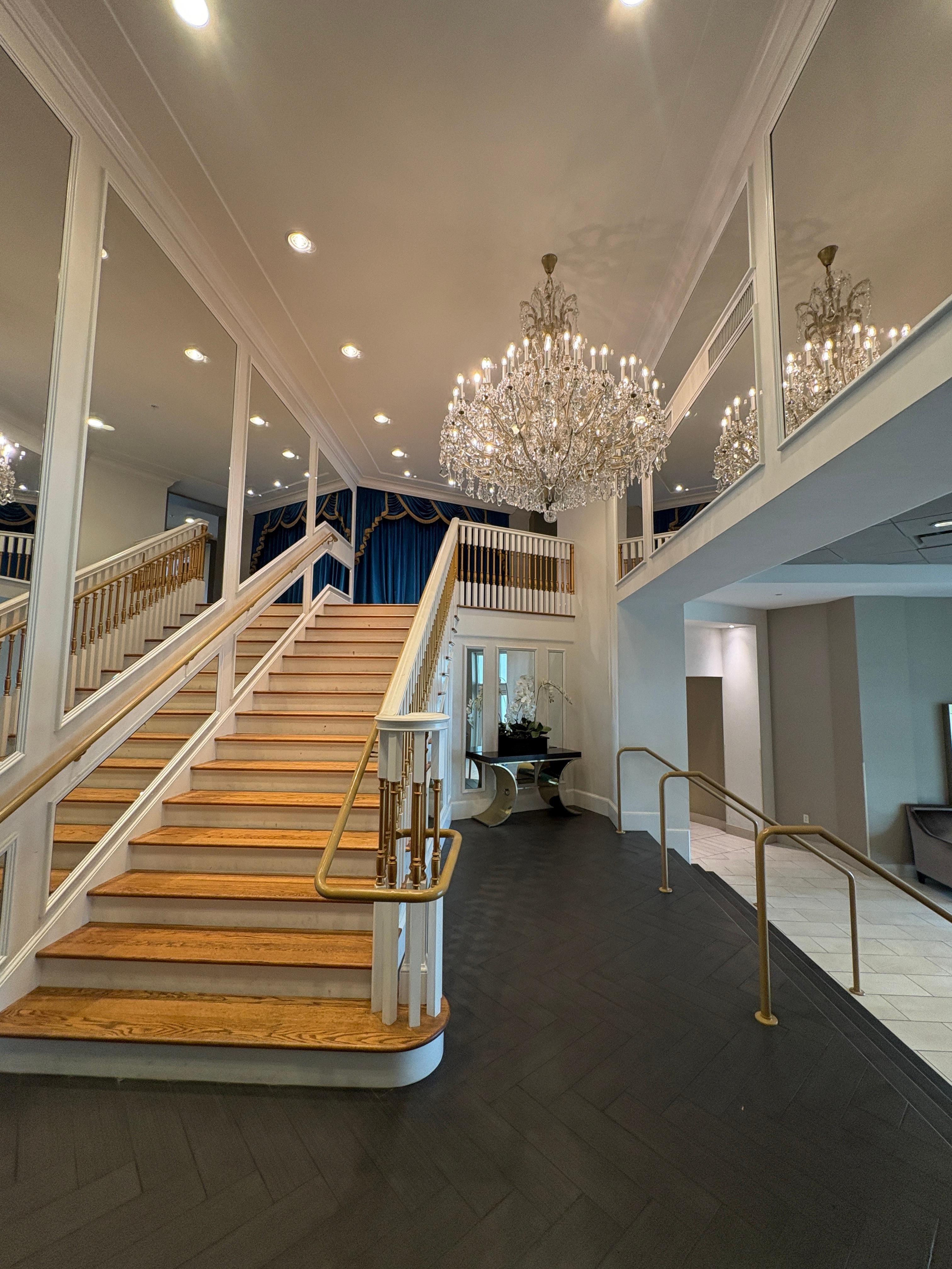 Replica of the staircase in Graceland 