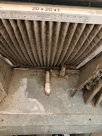 Dirty A/C filter