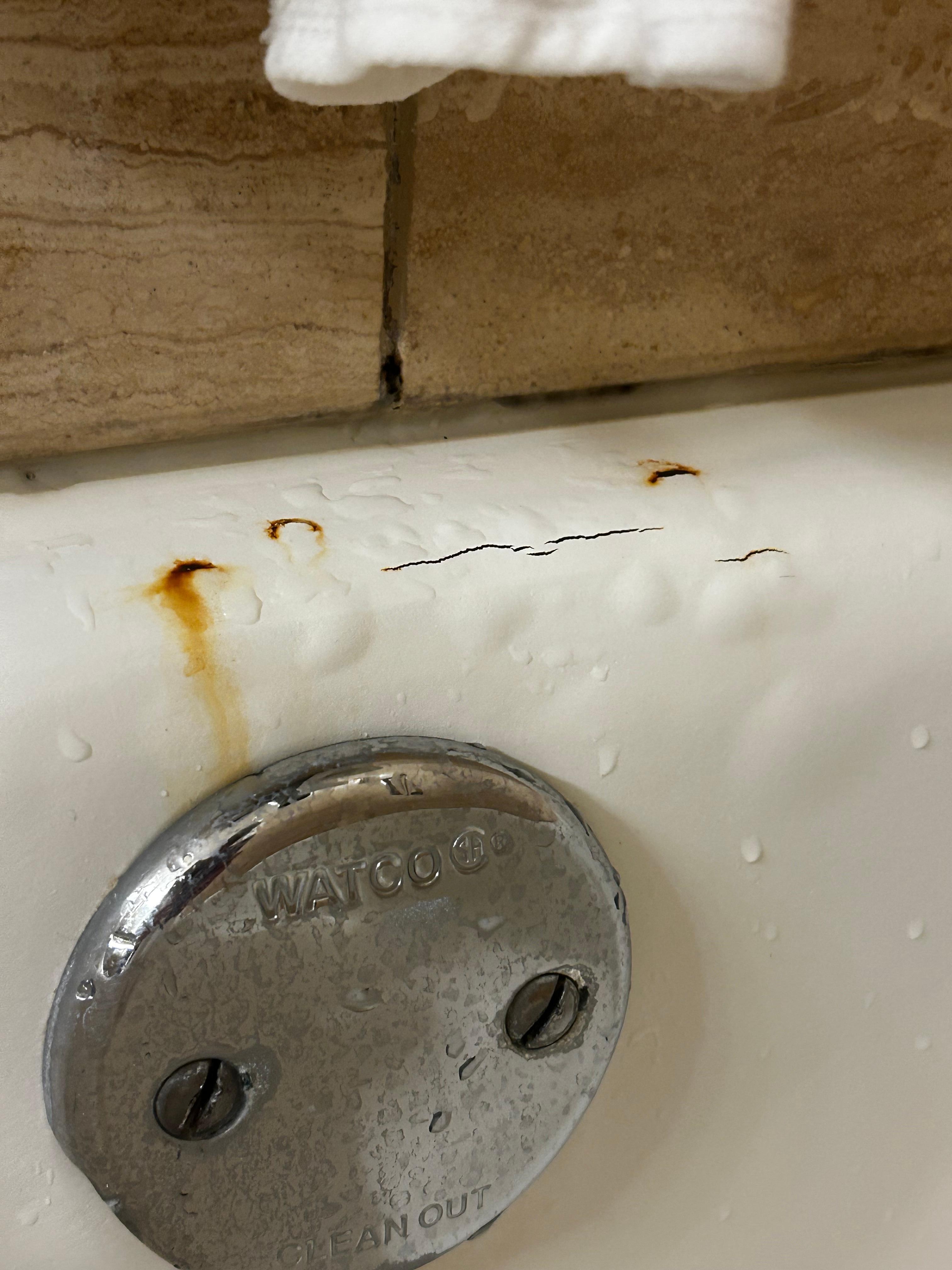 Rusted and Chipping tub