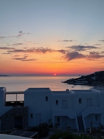 The sunset on our first day