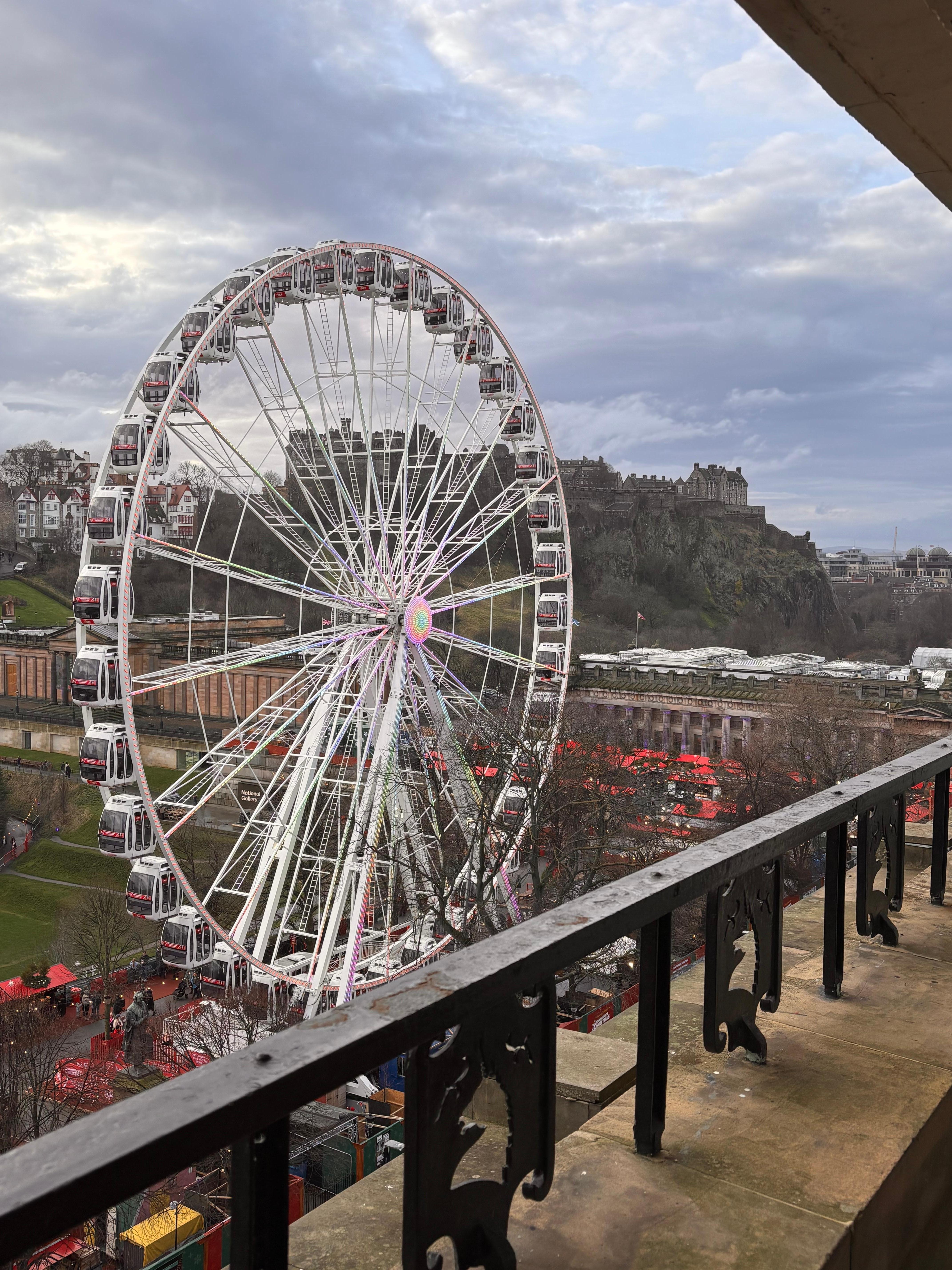 View from the balcony 