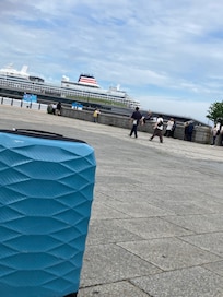 赤レンガ倉庫からの港