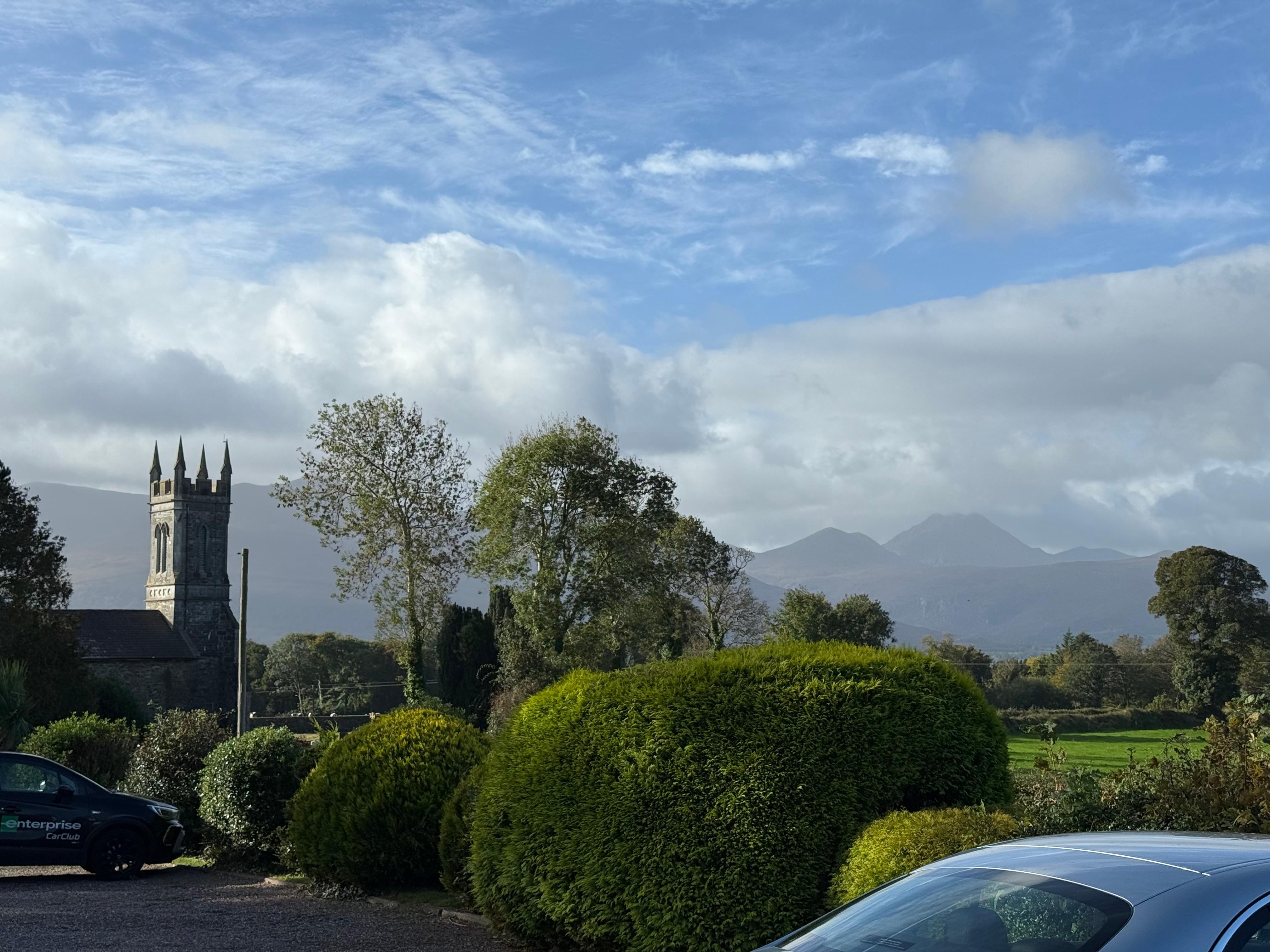 View from the entrance. 