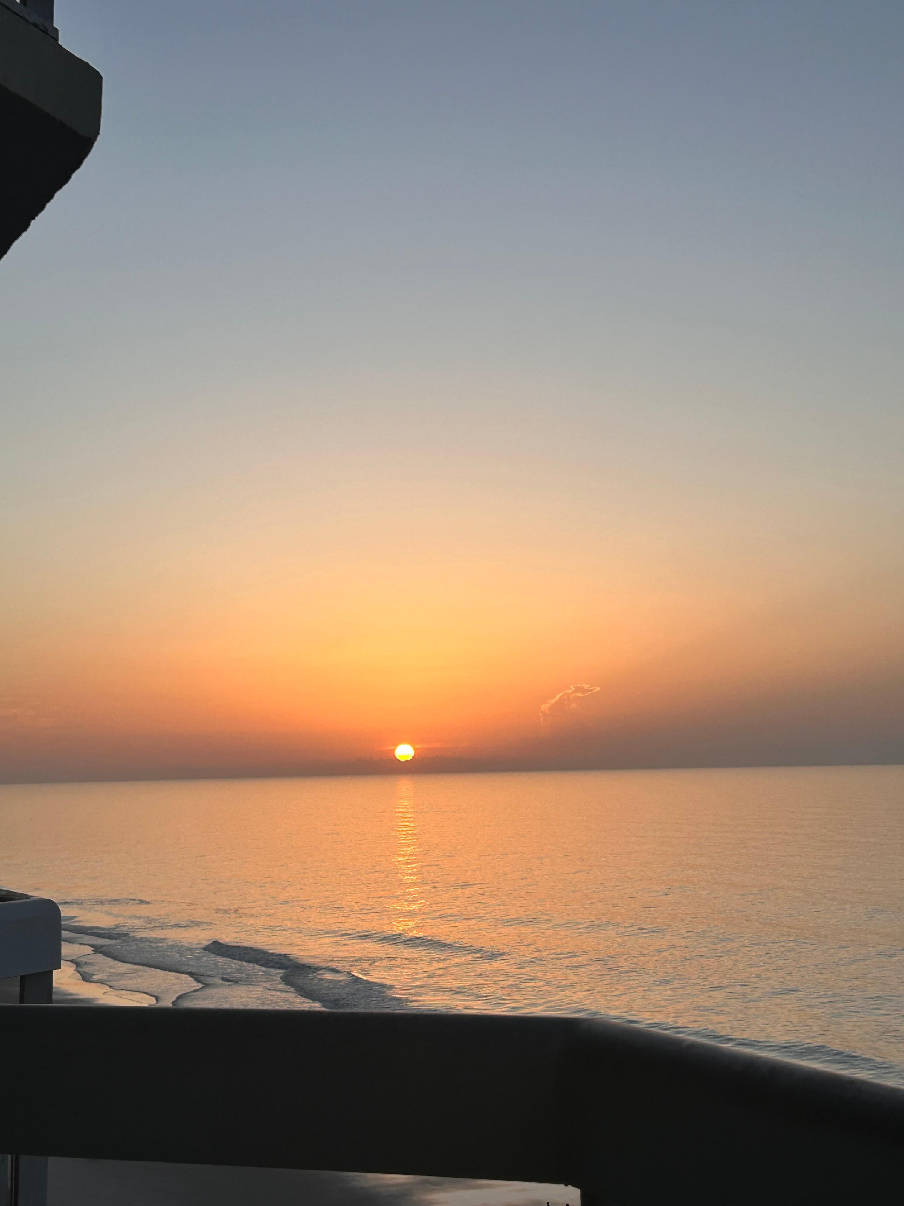 Watching the sunrise ❤️