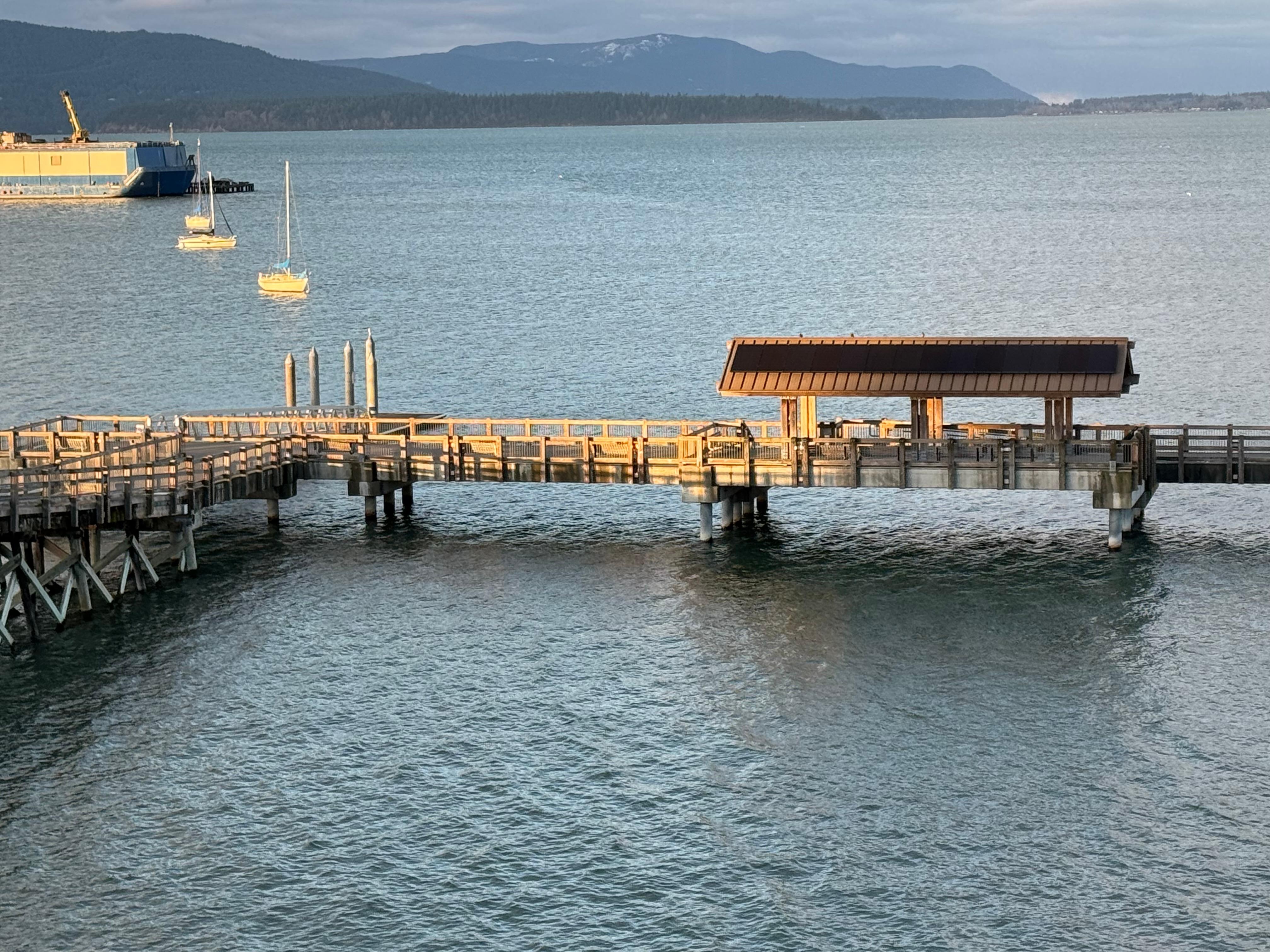 Morning view from our room.