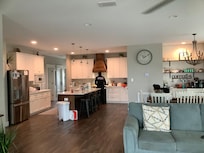 Spacious open kitchen