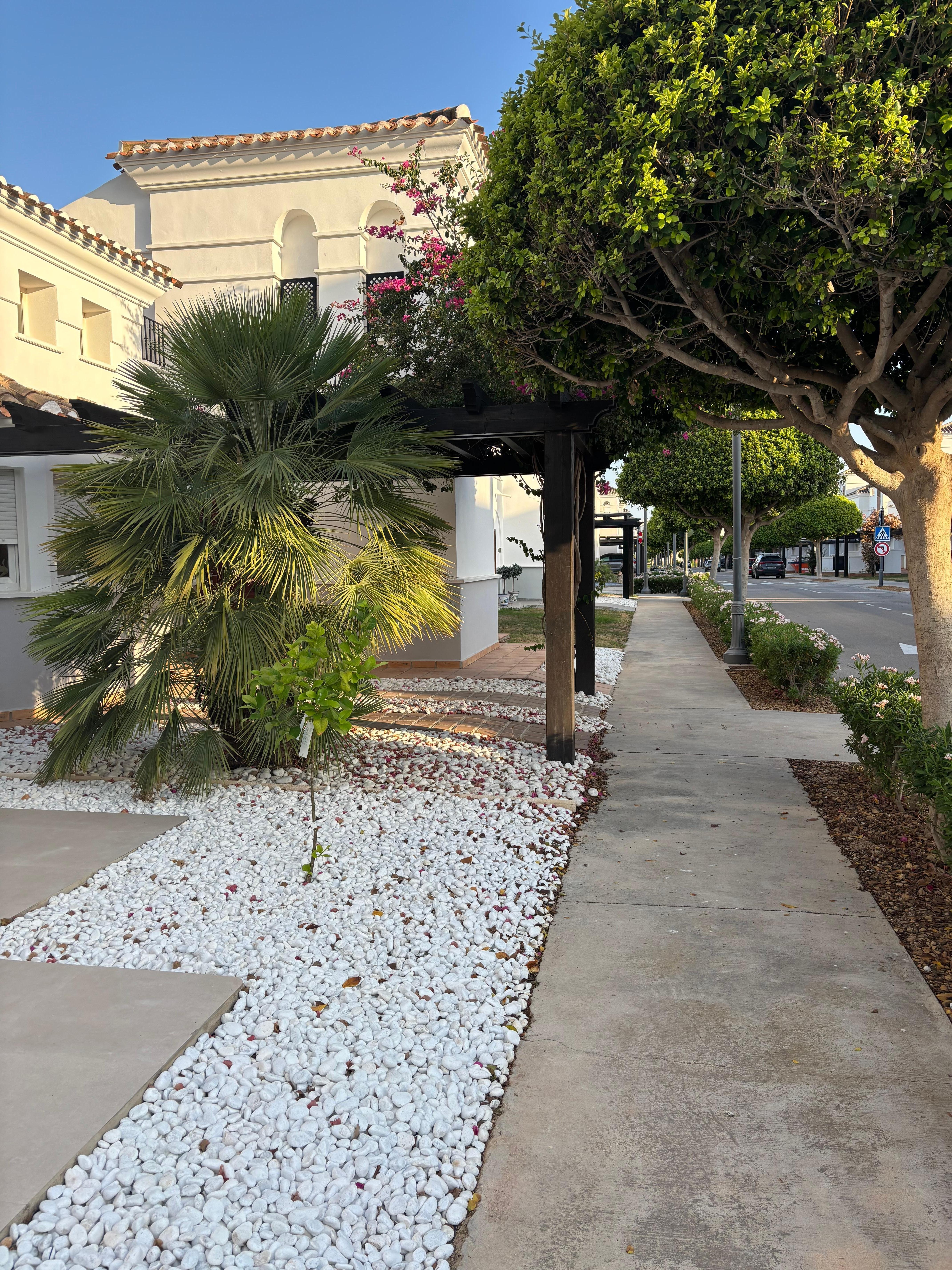 Outside the front of house