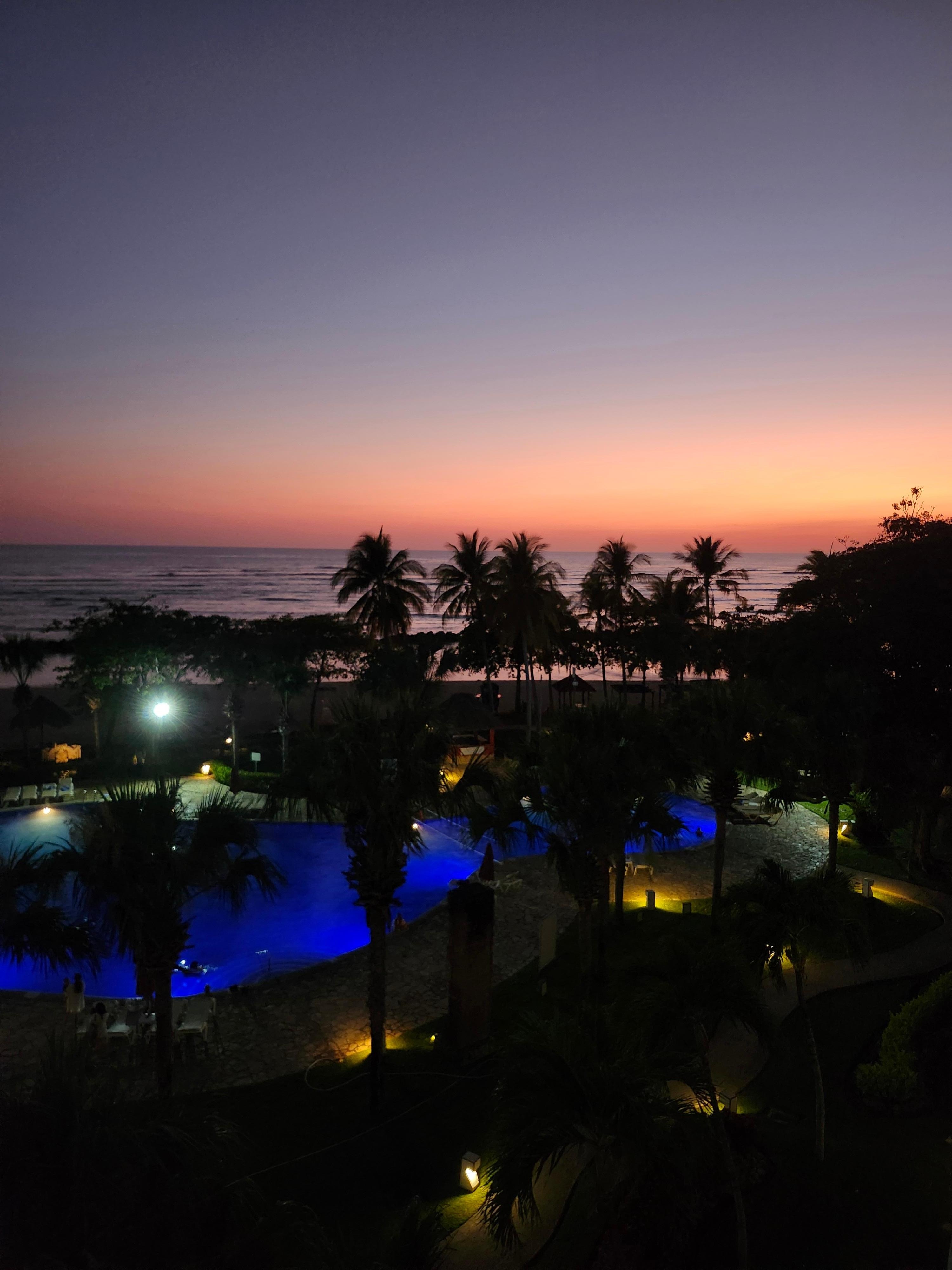 Sunset view from tower 4, level 5