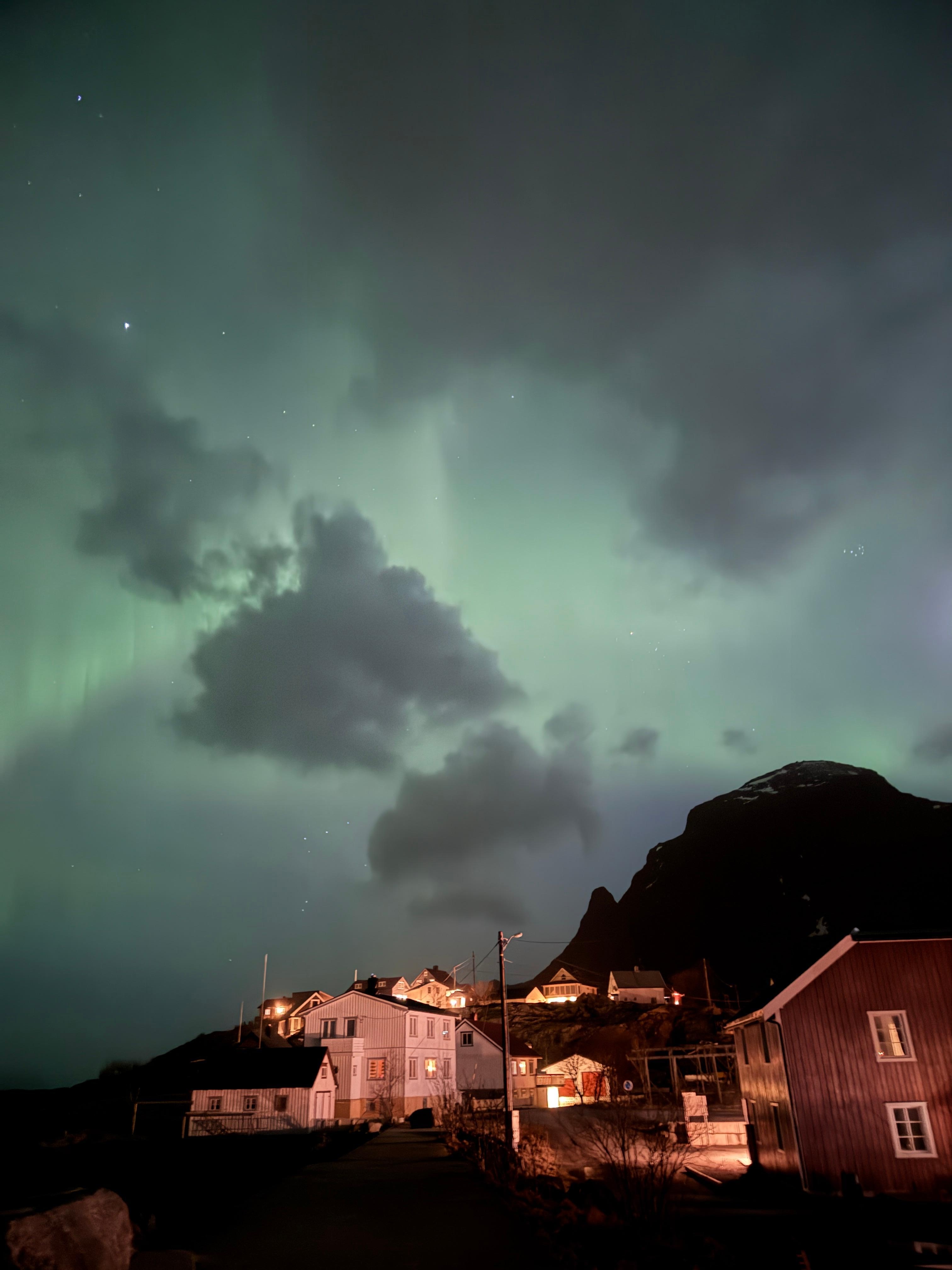 Aurora from the pier close to the room