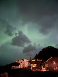 Aurora from the pier close to the room