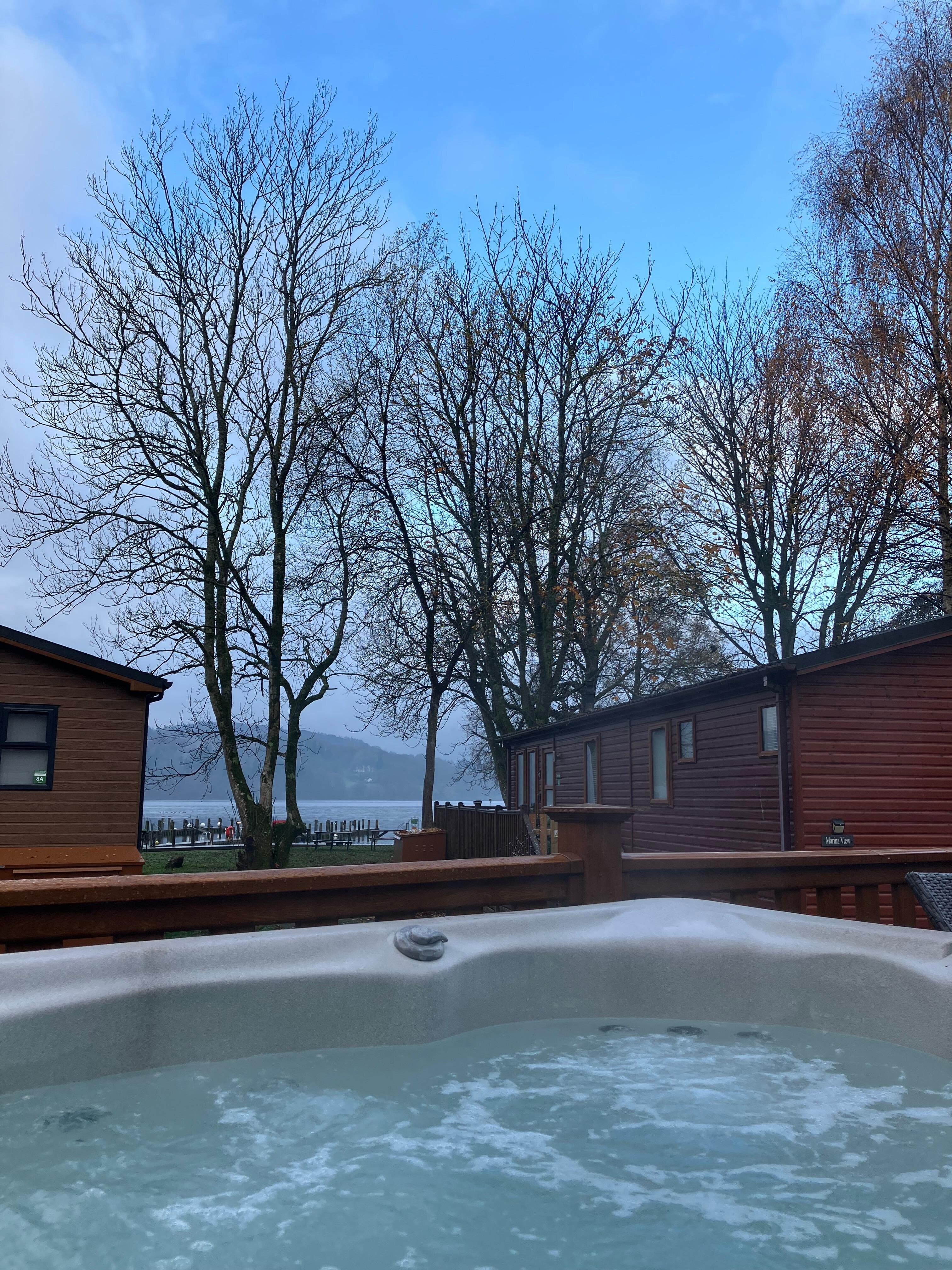 View from the decking. 