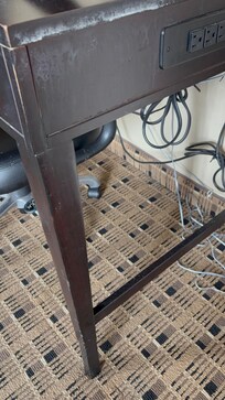 Paint flaked windows