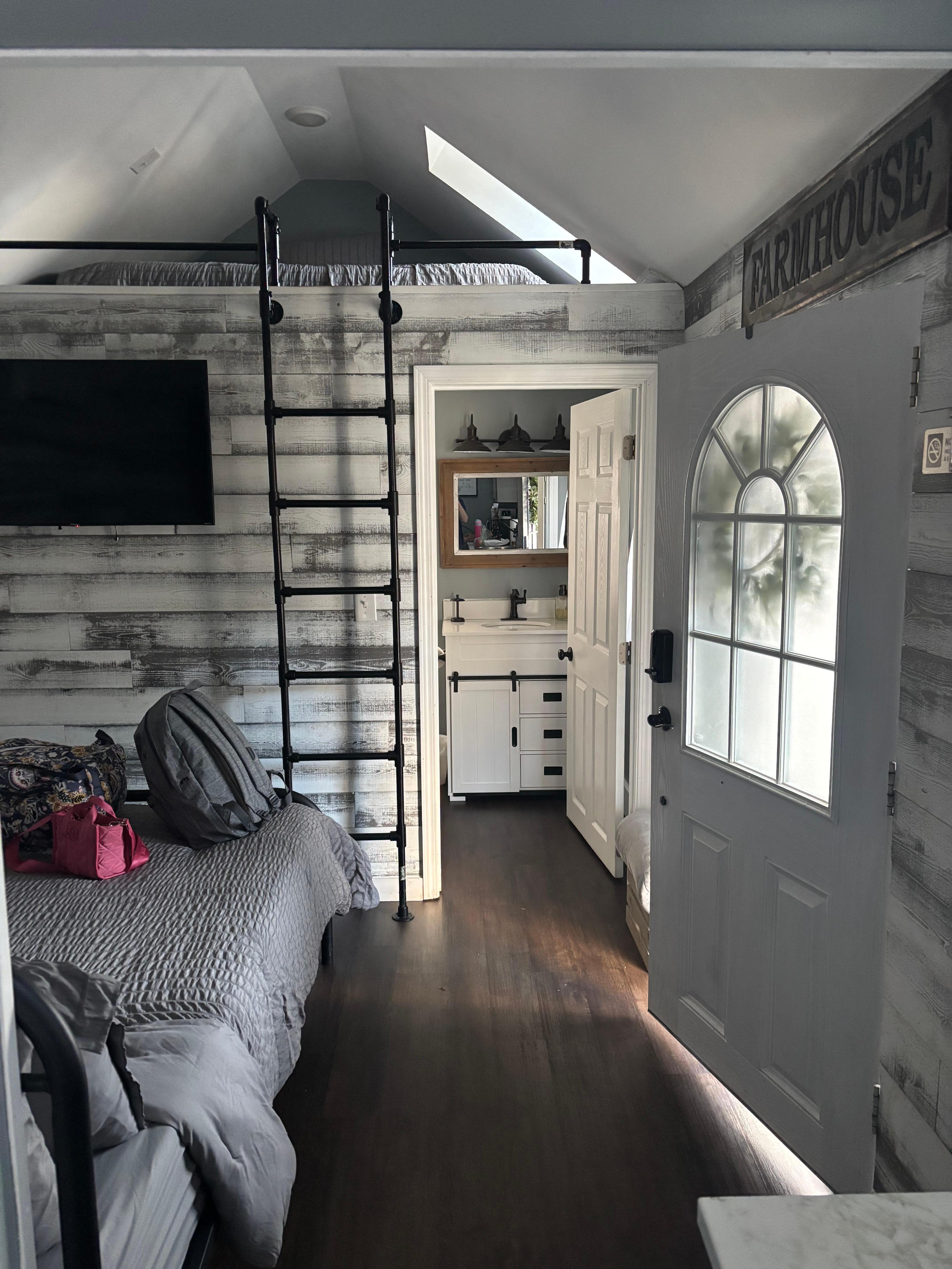 Loft was spacious enough for an adult 