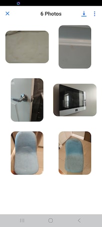 Stains on the mattress, seats, kitchen has had no real surface cleaning (greasy and sticky surfaces, dial knots etc.)