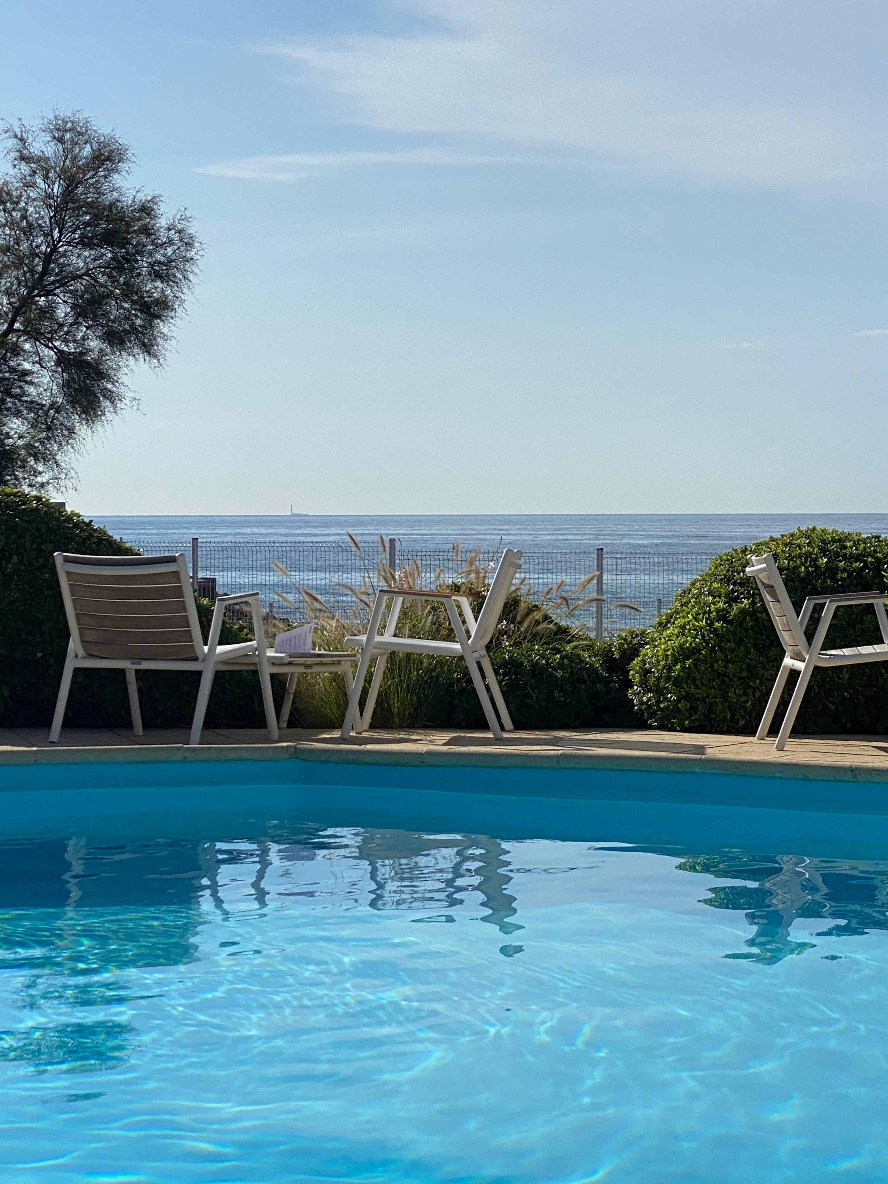 Poolområde.