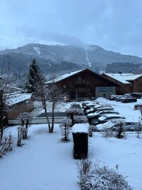 Depuis la terrasse de l’appartement.