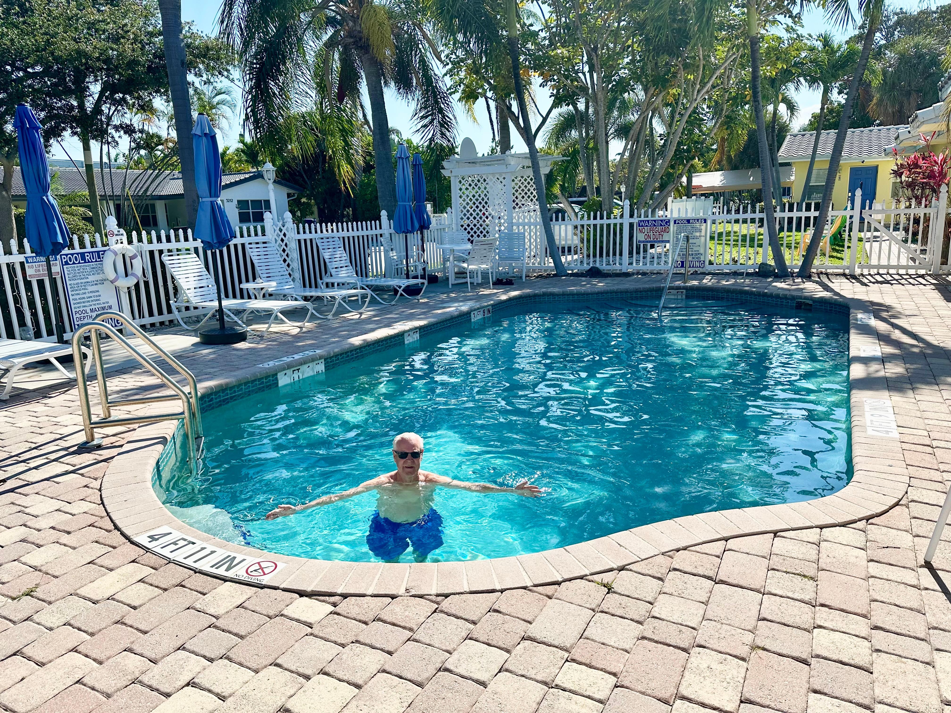 The heated pool was EVERYTHING!