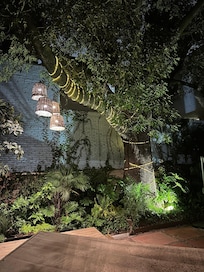 Night view of courtyard