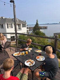 Breakfast on the veranda