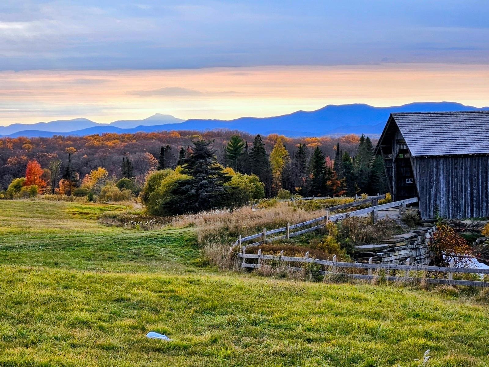 Apple picking in Vermont