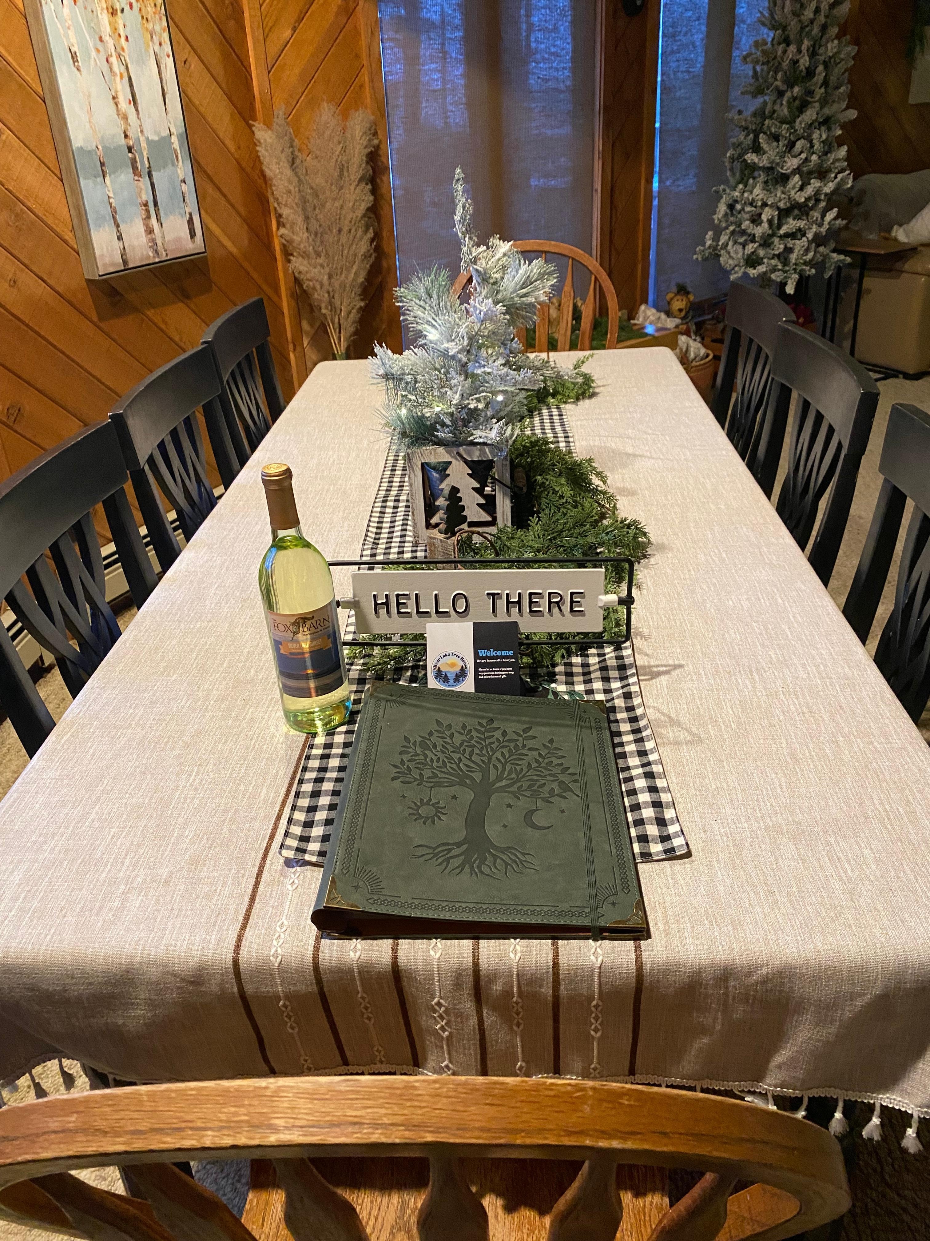 Holiday decor and welcome amenity