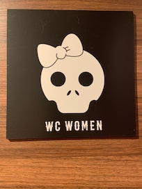 Entrance to women's bathroom