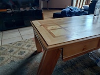 Broken coffee table