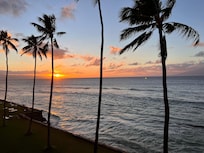 Sunset from the balcony