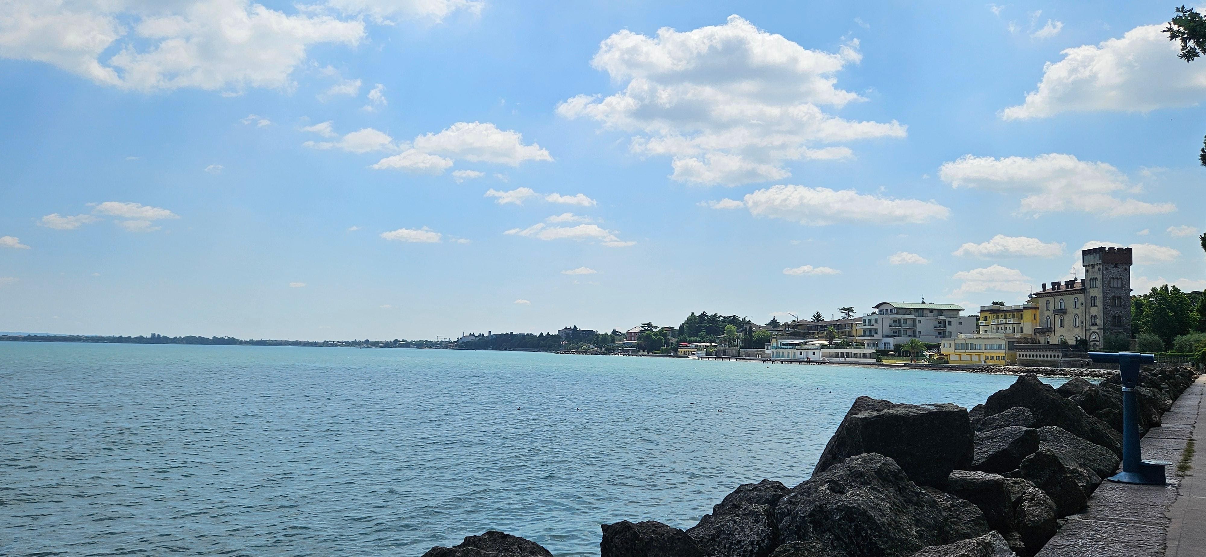 Walkway in front of the hotel
