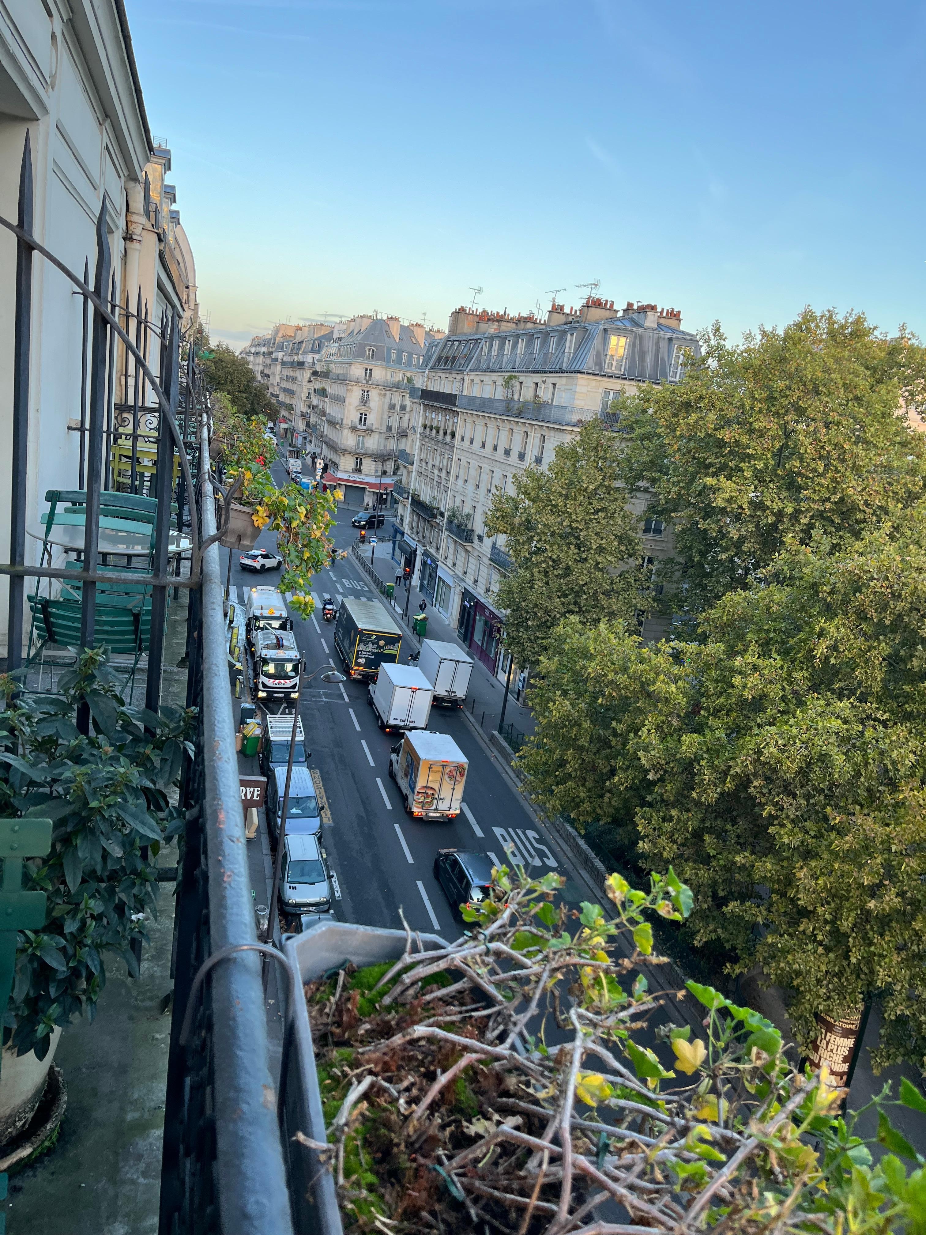 The view from our balcony