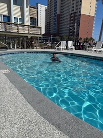 Nice pool, when I booked there wasn’t any pool pictures. I asked for pictures but they just confirmed there was one.