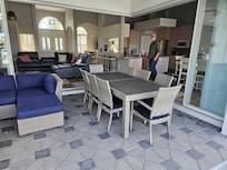 Open walls of windows