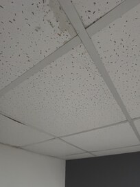 Leaking ceiling