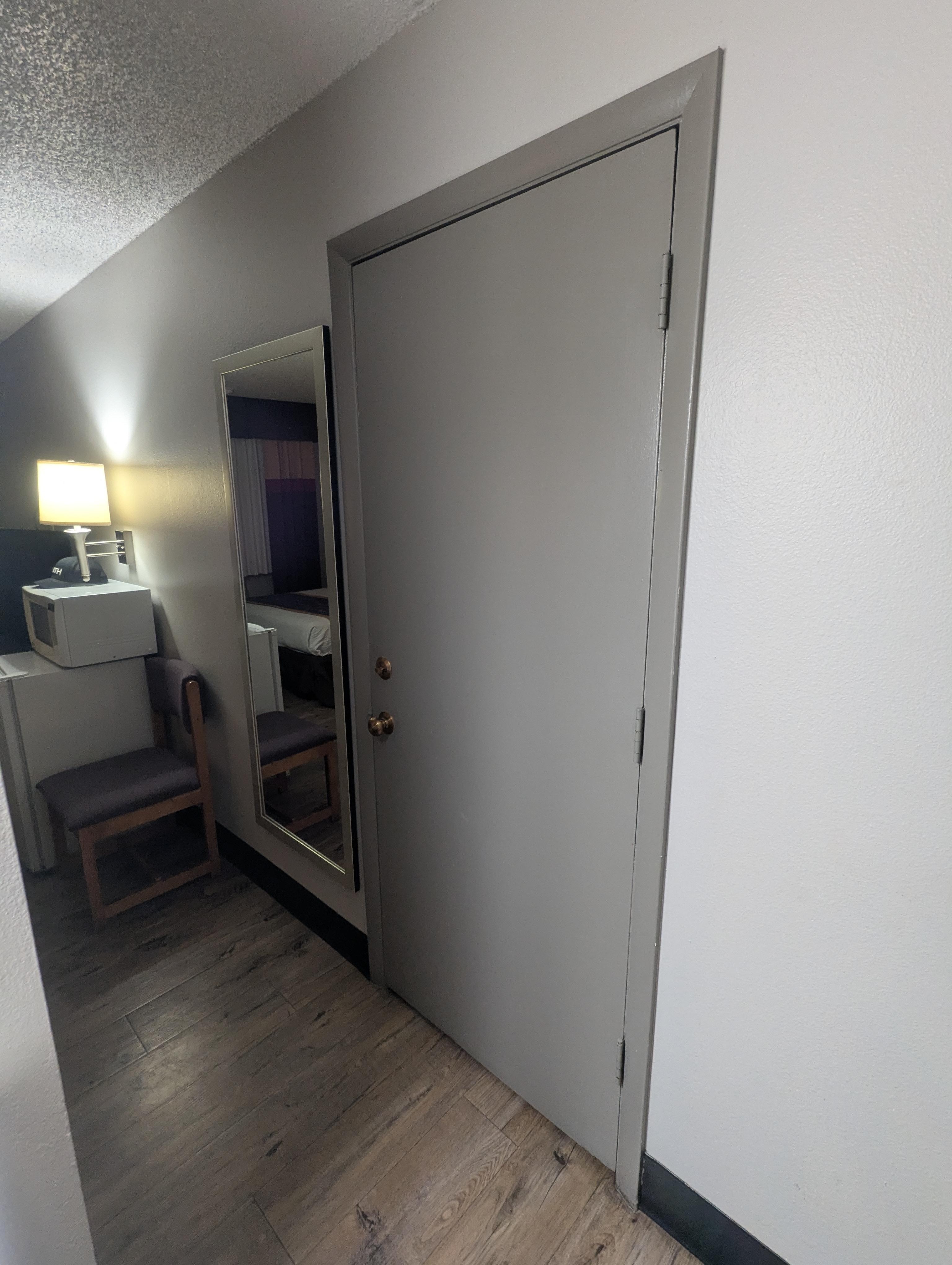 Door that I couldn't verify was locked.