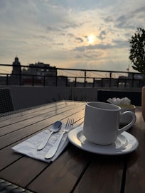 Morning code with a great view