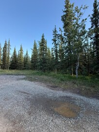 Looking out from front of rental.